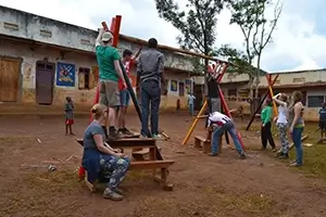 Playground construction